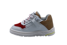 zedo eerste sneakertje wit / rood