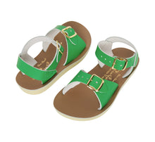 Salt Water Sandal surfer Kelly Green