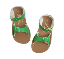 Salt Water Sandal surfer Kelly Green