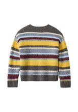 molo brian knit sweater fuzzy stripes