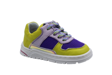 zedo eerste sneakertje geel / paars