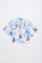 maison mangostan barcos cropped shirt white