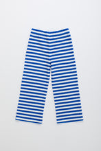 Maison Mangostan Bracos Striped Sweatpants - Blue & White