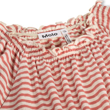 molo rafaela top - rose ivory stripe