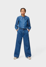 molo aeisha mid blue denim