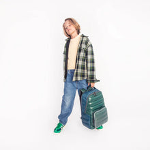 jeune premier puffer green rugzak new bobbie