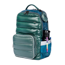 jeune premier puffer green rugzak new bobbie