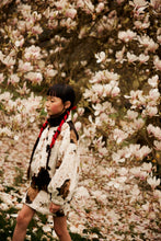 maison mangostan cow fur jacket beige