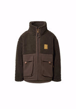molo utha fleecejack bark brown