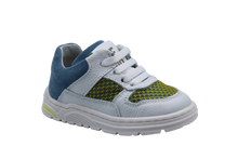 zedo eerste sneakertje wit / blauw