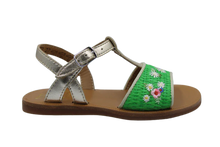 pom d'api sandaal vert - platine