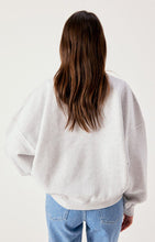american vintage damessweater baptown grijs gevlekt