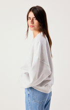 american vintage damessweater baptown grijs gevlekt