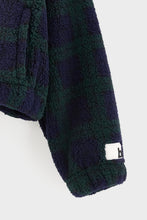 bellerose jagness geruite jas cropped bombersilhouet