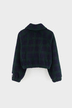 bellerose jagness geruite jas cropped bombersilhouet