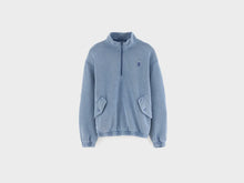 bellerose sweatshirt met ritskraag storm