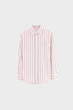 bellerose ironis gestreept hemd dusk / pinecone