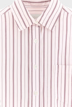 bellerose ironis gestreept hemd dusk / pinecone