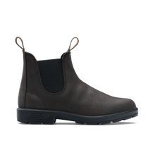 Blundstone original waxed suede dark brown