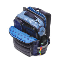 jeune premier puffer blue rugzak new bobbie