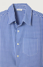 american vintage dameshemd ekirow vichy bleu