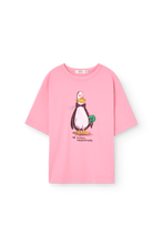 the animals observatory collie kid t-shirt pink