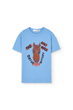 the animals observatory rooster kid t-shirt dusty blue