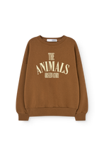 the animals observatory killfish warm kids sweatshirt brown