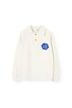 the animals observatory seahorse kid sweatshirt raw white