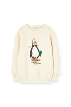 the animals observatory bear kid sweatshirt raw white