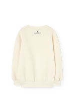 the animals observatory bear kid sweatshirt raw white