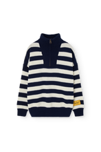 the animals observatory nilgai kid sweater navy