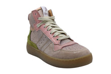 ocra halfhoge sneaker sand