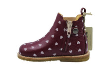 angulus starter chelsea boot berry hearts / rose