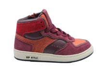hip hoge sneaker bordeaux