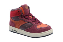 hip hoge sneaker bordeaux