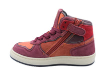 hip hoge sneaker bordeaux