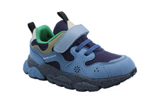 flower mountain x naturino sneaker blue - dark grey