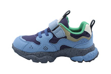flower mountain x naturino sneaker blue - dark grey