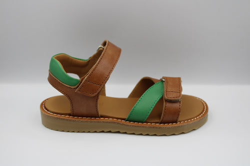 Angulus sandaal Tan / Grass Green