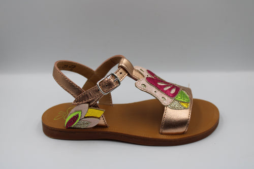 Pom d'Api sandaal Plagette Papillon