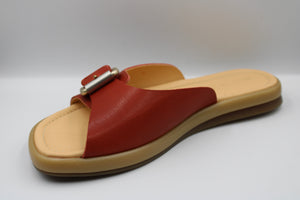 Ocra slipper Brick Red