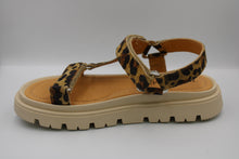 Romagnoli sandaal Leopard cognac
