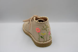 Petit Nord Flower Pop scallop boot