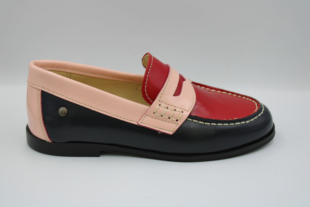 Confetti loafer azul marino