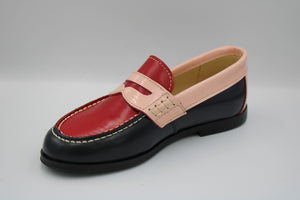 Confetti loafer azul marino
