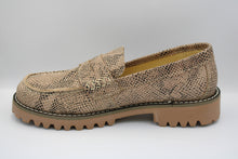 Confetti stoere mocassin slangenleer