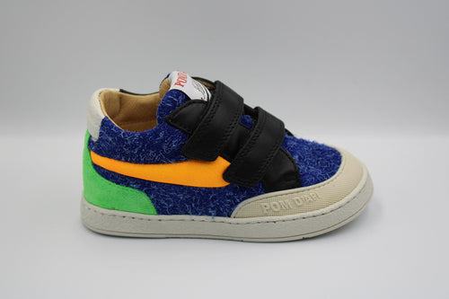 Pom d'Api eerste sneaker Electric - Orange - Noir