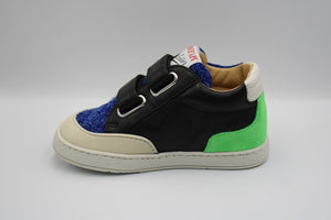 Pom d'Api eerste sneaker Electric - Orange - Noir