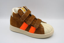 Ocra halfhoge sneaker cuoio